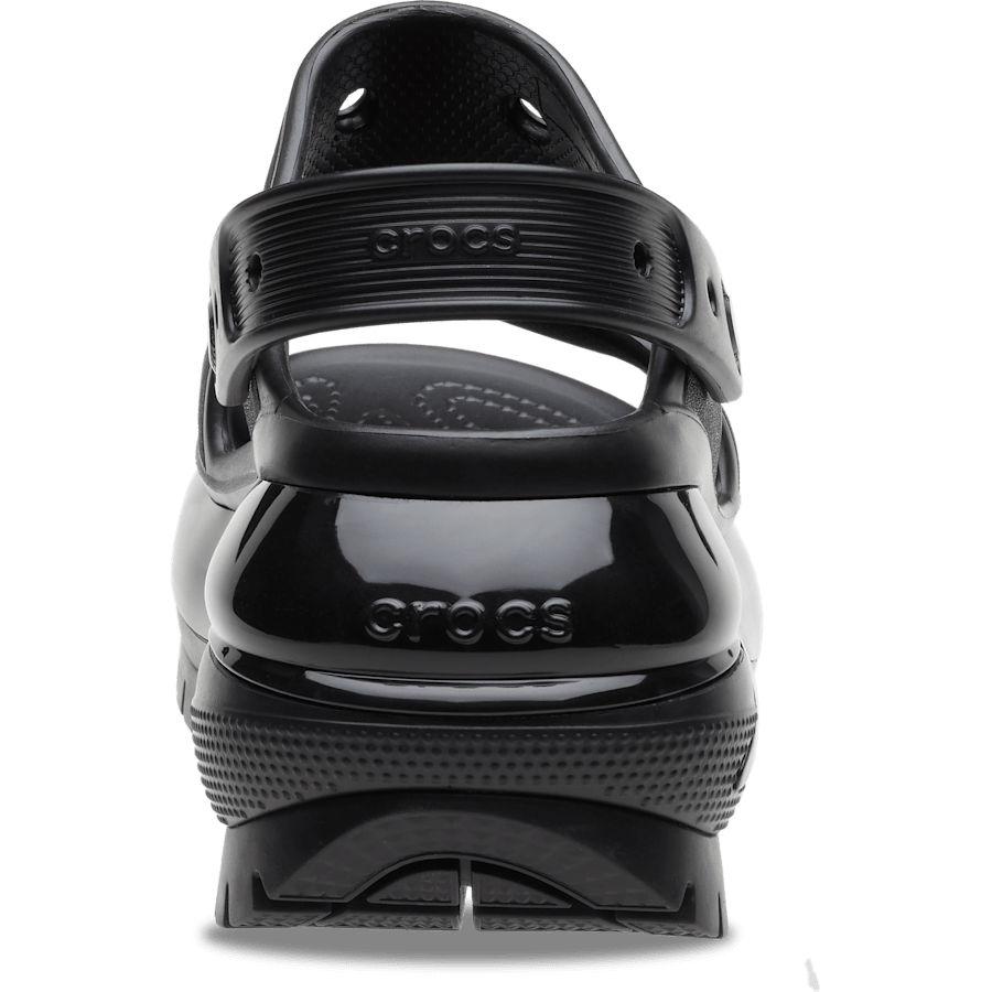 Black Mega Crush Sandal - Back - Crocs