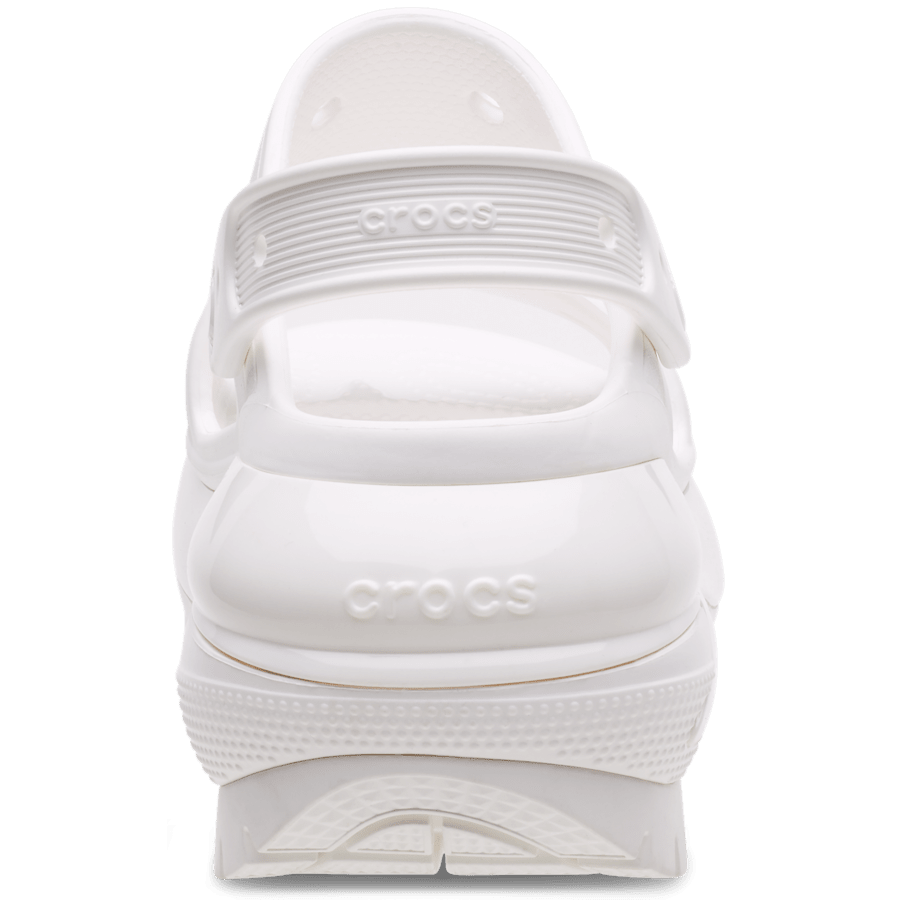 White Mega Crush Sandal - Back - Crocs