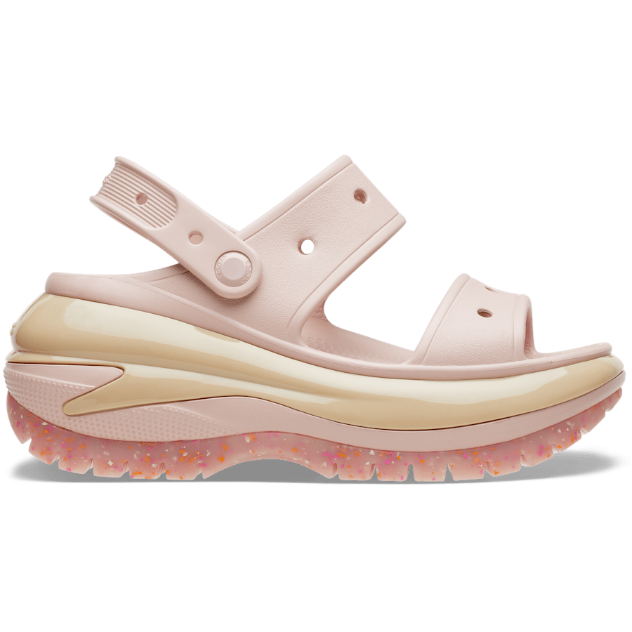 Pink Clay Mega Crush Sandal - Side - Crocs