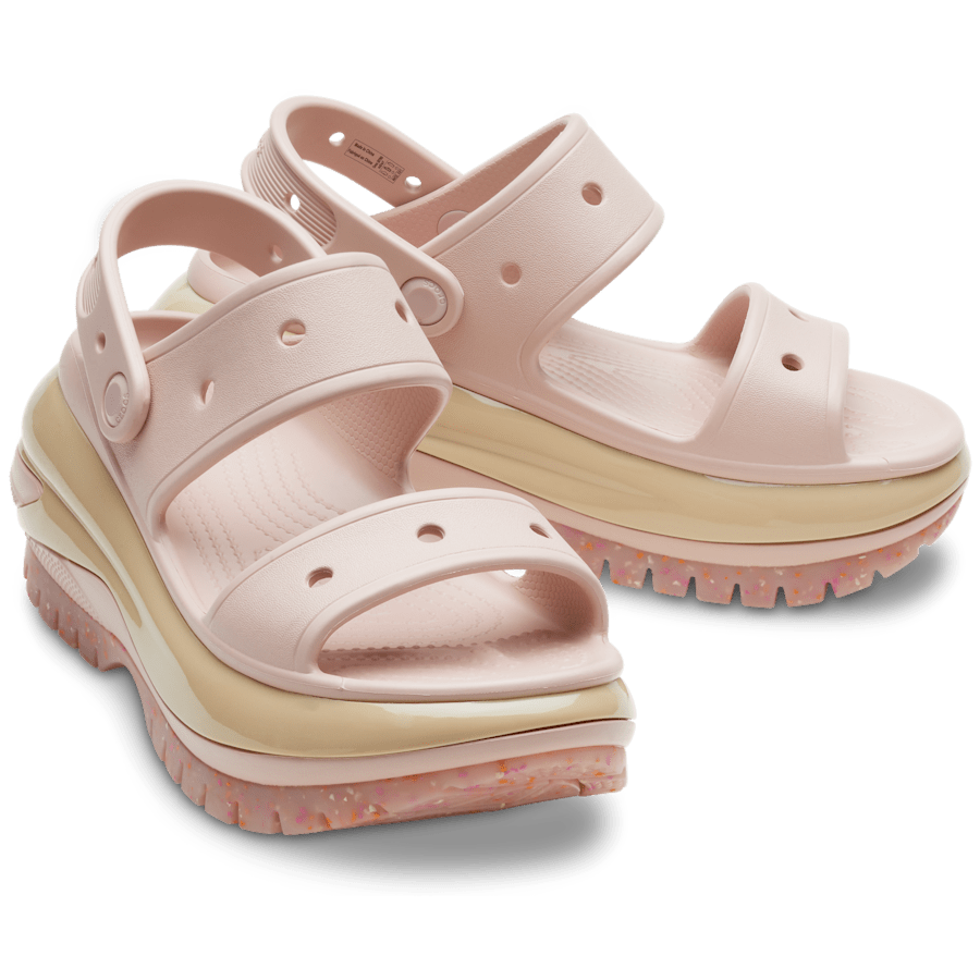 Pink Clay Mega Crush Sandal - Pair - Crocs