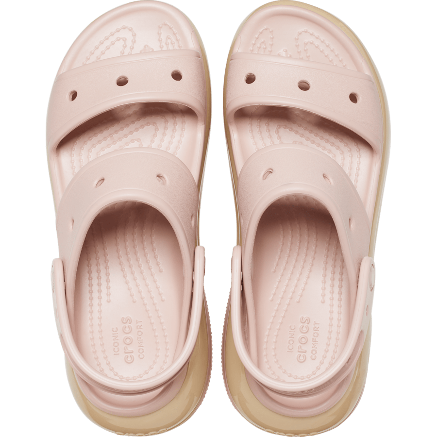 Pink Clay Mega Crush Sandal - Top - Crocs