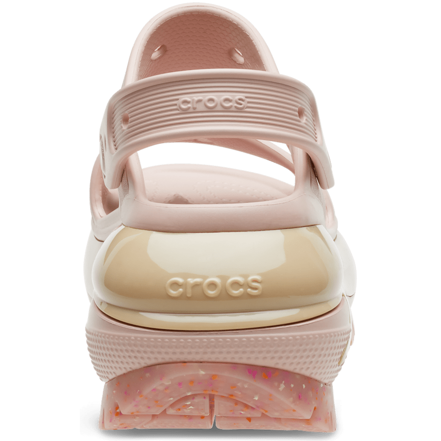 Pink Clay Mega Crush Sandal - Back - Crocs