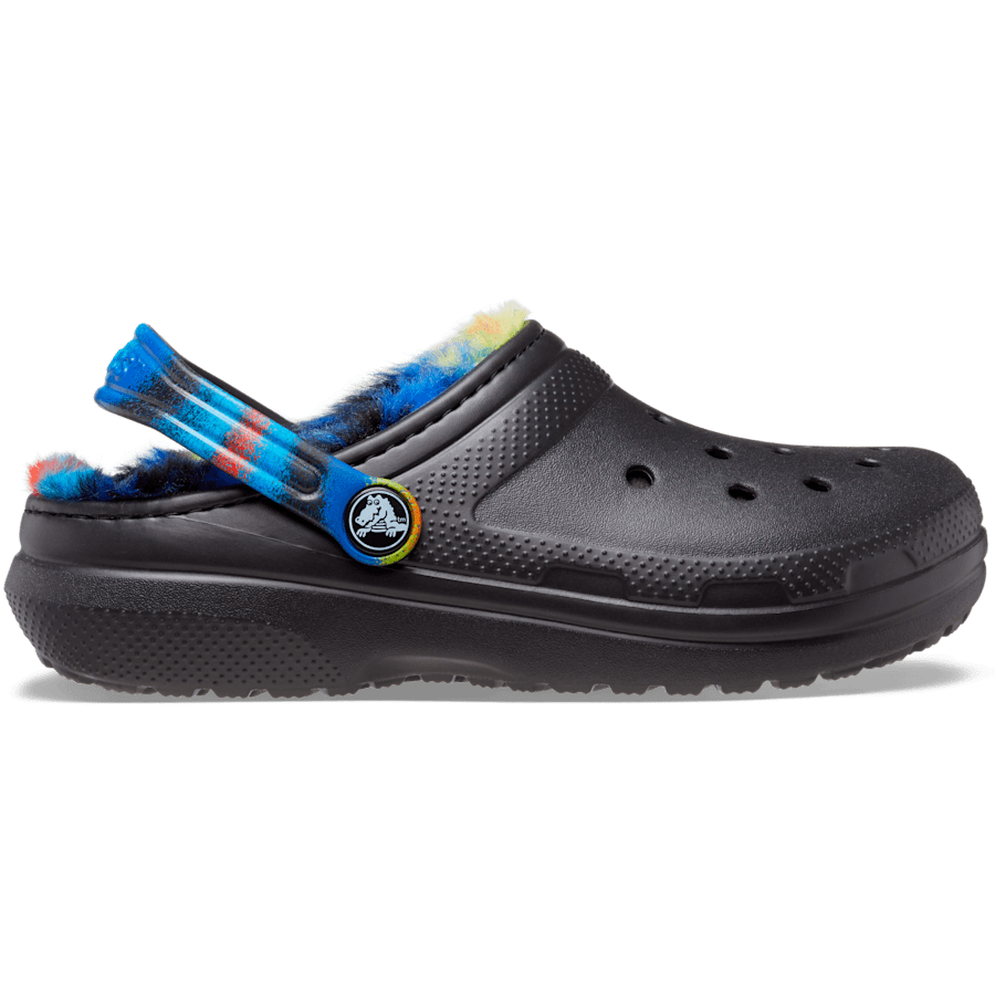 Colour Kids' Classic Lined Spray Dye Clog - Side - Crocs