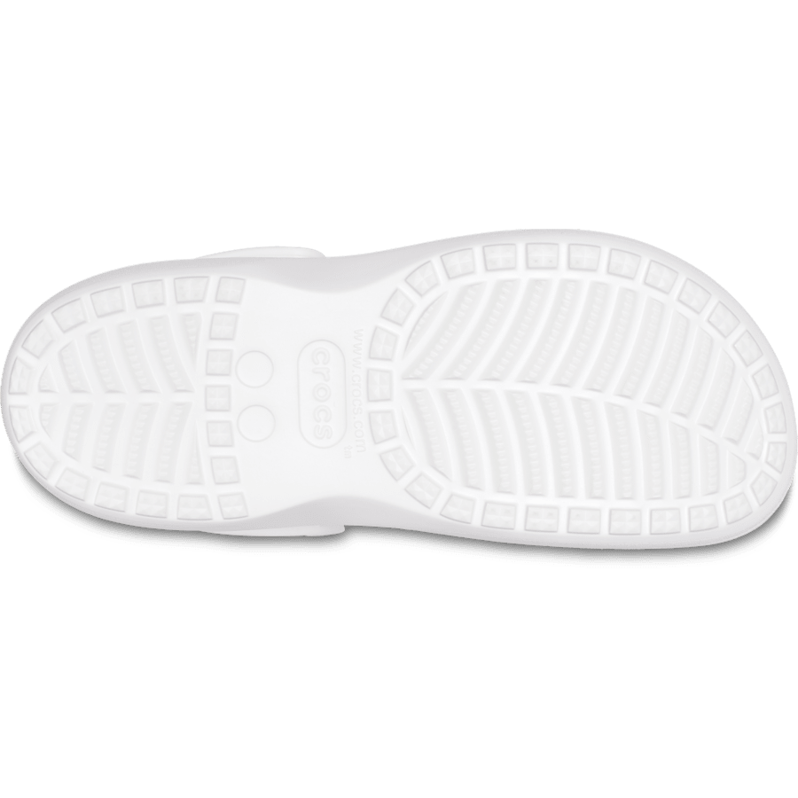 White Baya Platform Clog - Bottom - Crocs