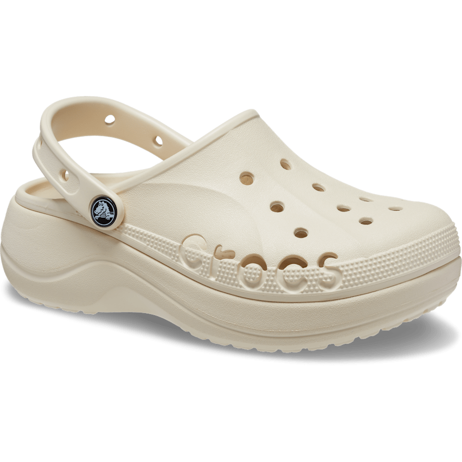 Winter White Baya Platform Clog - Kulma - Crocs