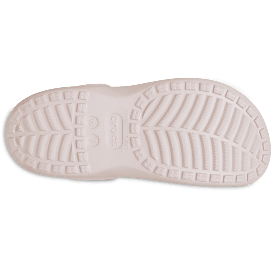 Barely Pink Baya Platform Clog - Bottom - Crocs