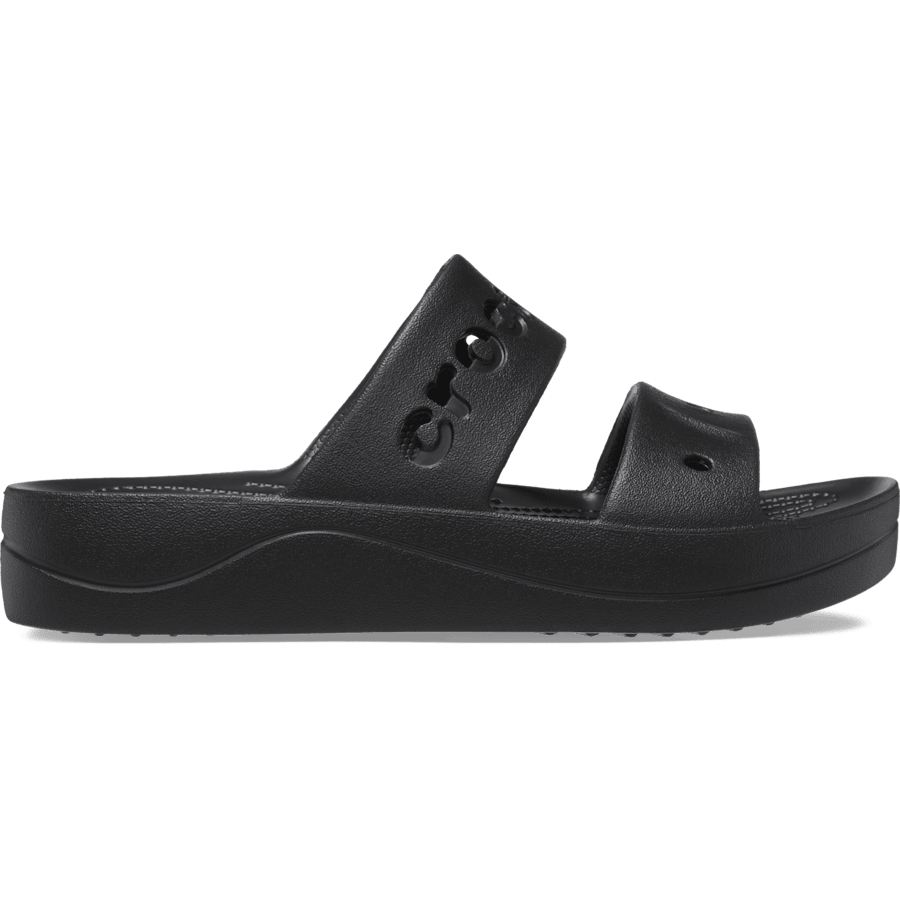 Black Baya Platform Sandal - Side - Crocs