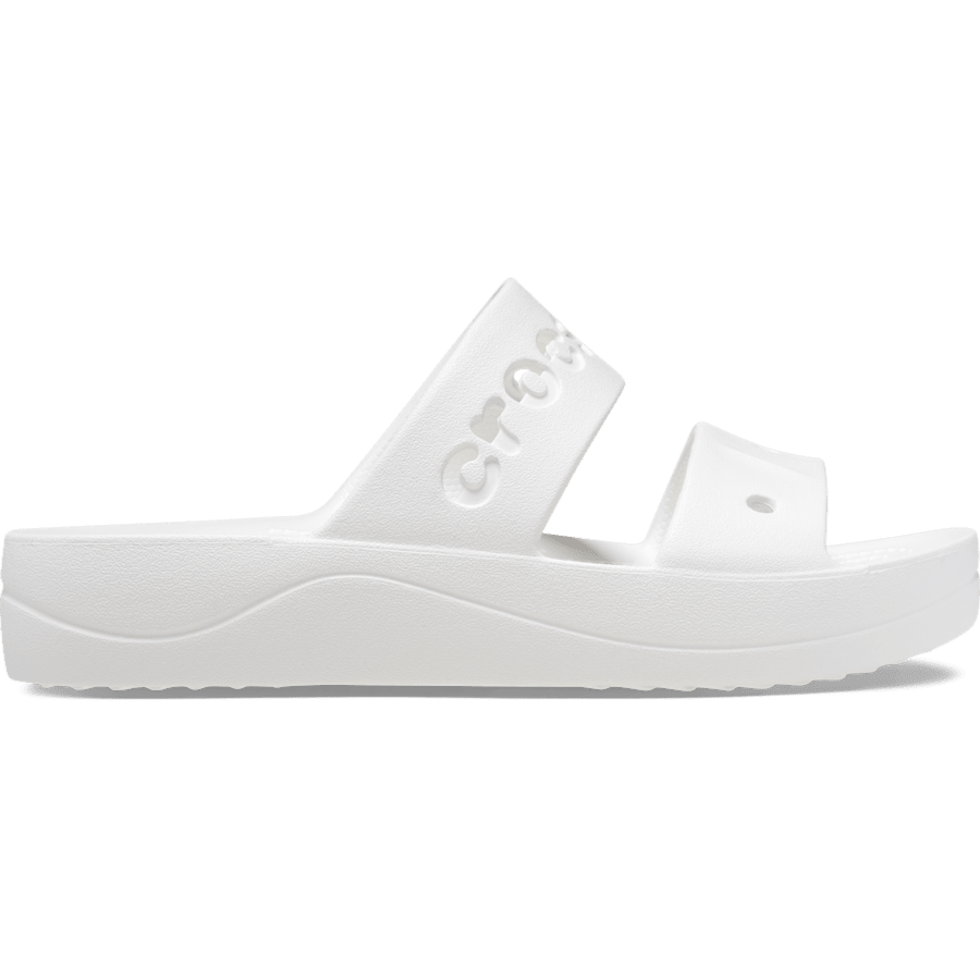 White Baya Platform Sandal - Side - Crocs