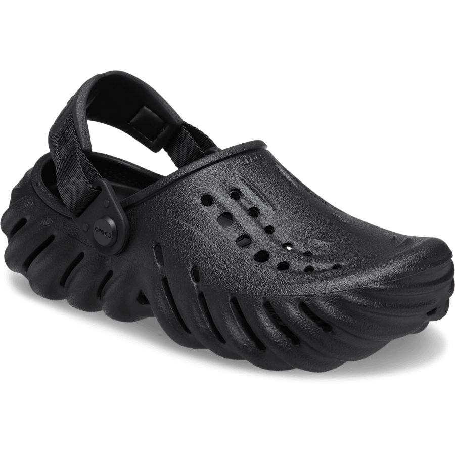 Black Kids' Echo Clog - Angle - Crocs