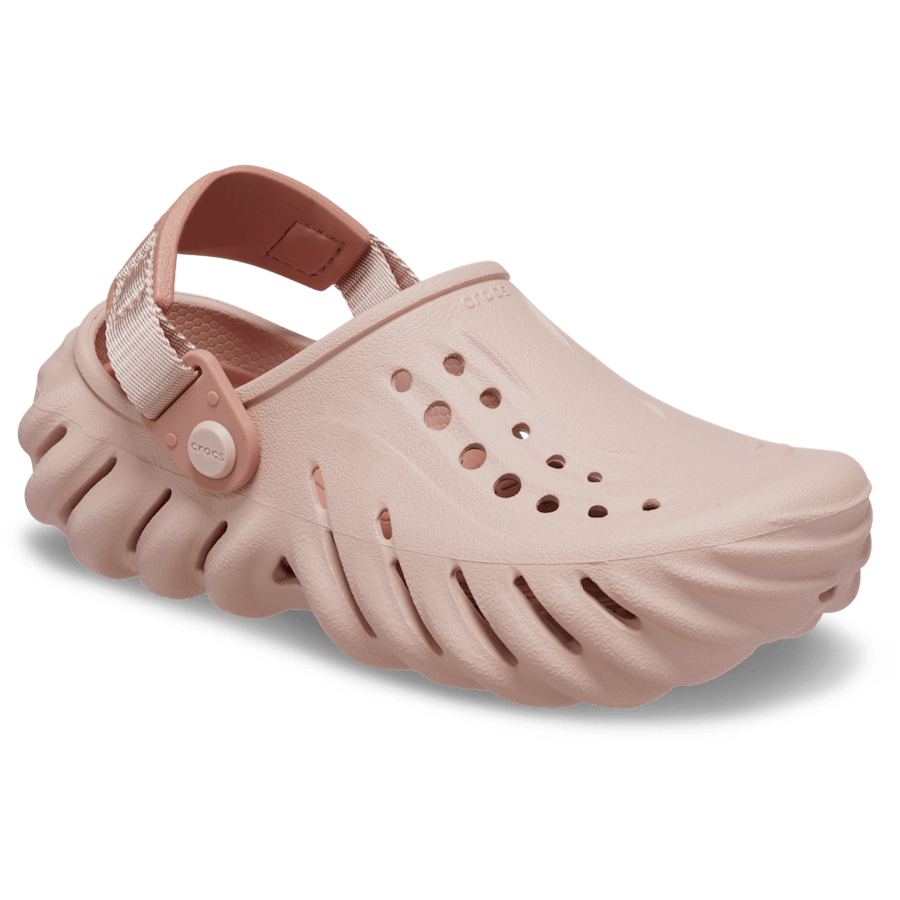 Pink Clay Kids' Echo Clog - Angle - Crocs