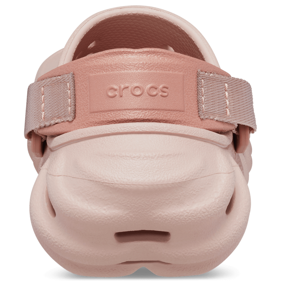 Pink Clay Kids' Echo Clog - Back - Crocs
