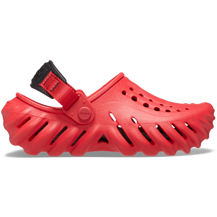 Varsity Red Kids' Echo Clog - Side - Crocs