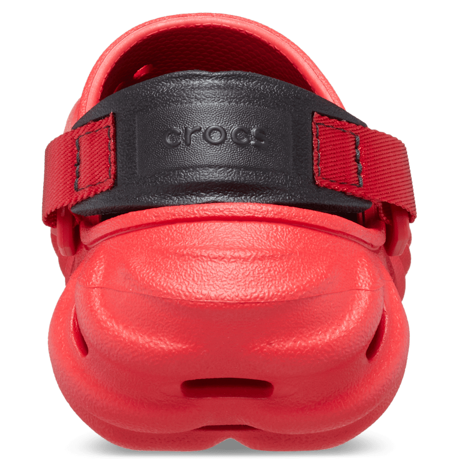 Varsity Red Kids' Echo Clog - Back - Crocs