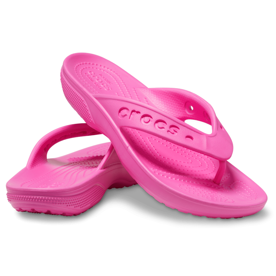 Electric Pink Baya II Flip - Pair - Crocs
