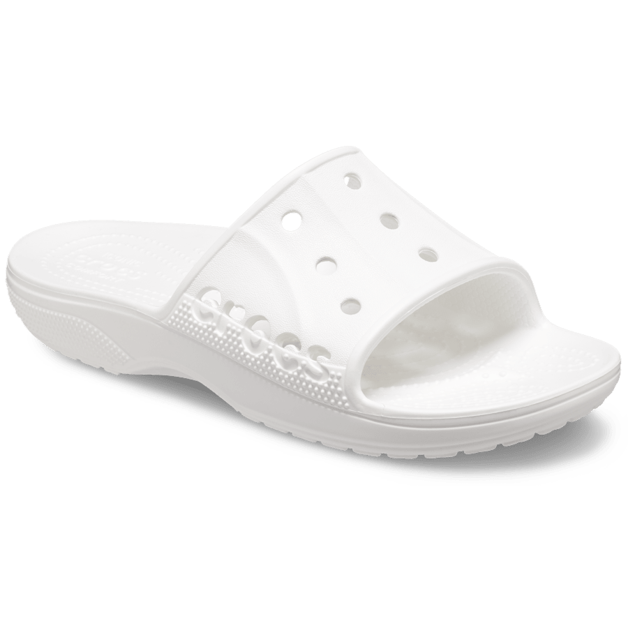 White Baya II Slide - Angle - Crocs