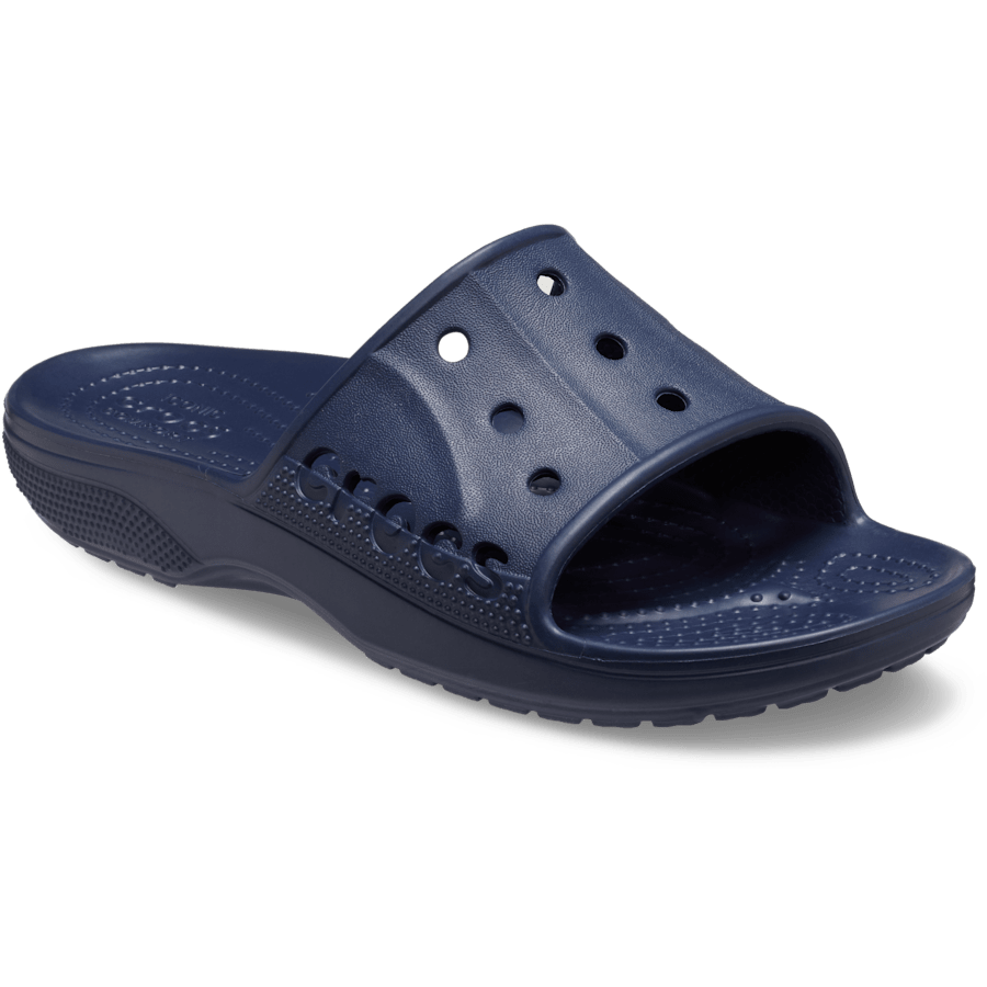 Navy Baya II Slide - Angle - Crocs
