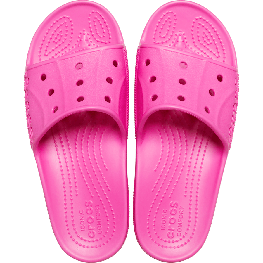 Electric Pink Baya II Slide - Top - Crocs