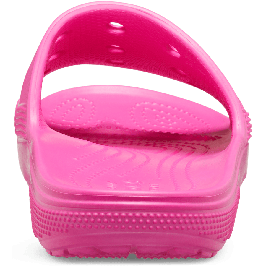 Electric Pink Baya II Slide - Back - Crocs