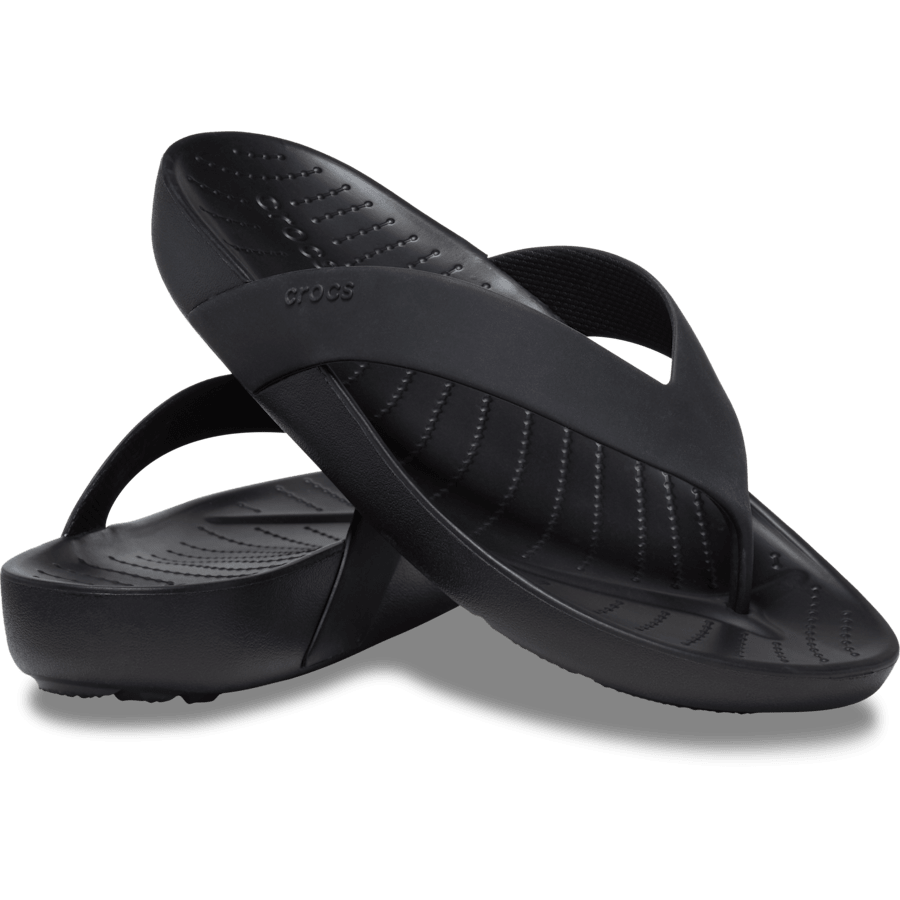 Black Splash Flip - Pair - Crocs