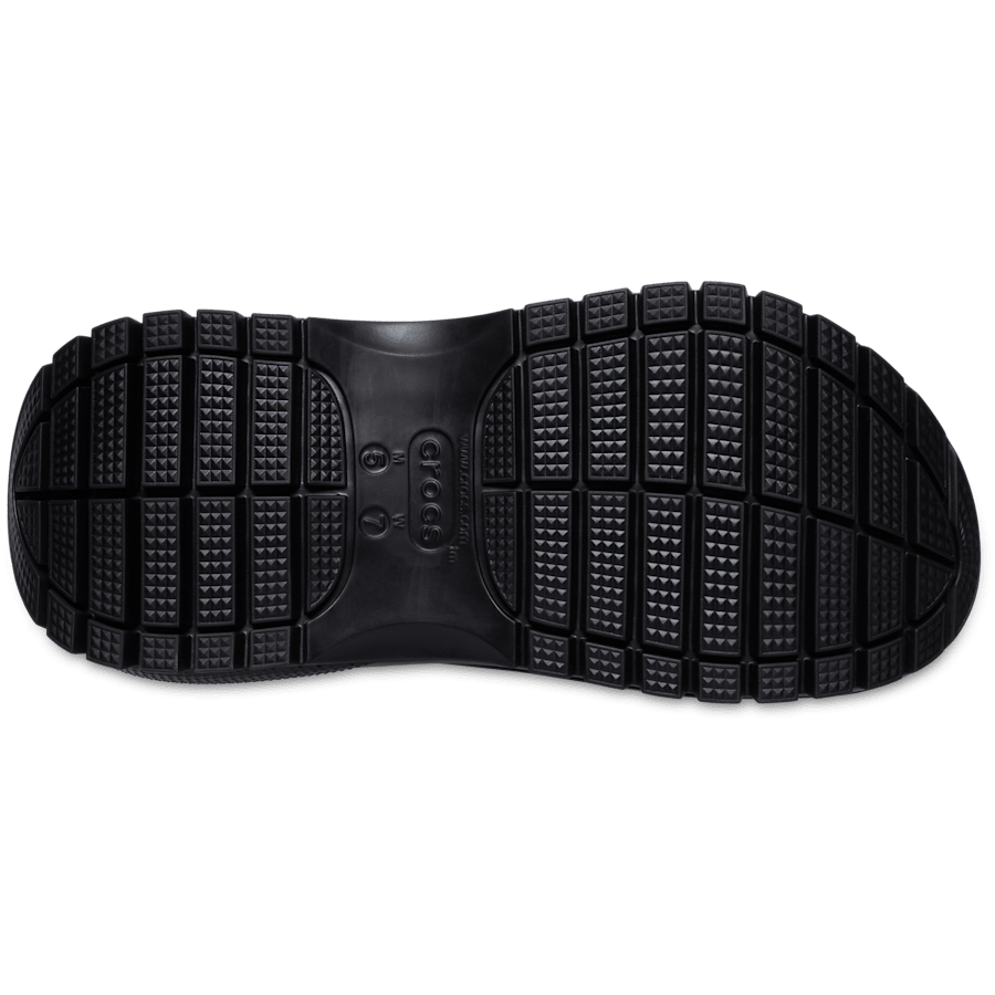 Black / Black Mega Crush Rebel Rebel Clog - Bottom - Crocs