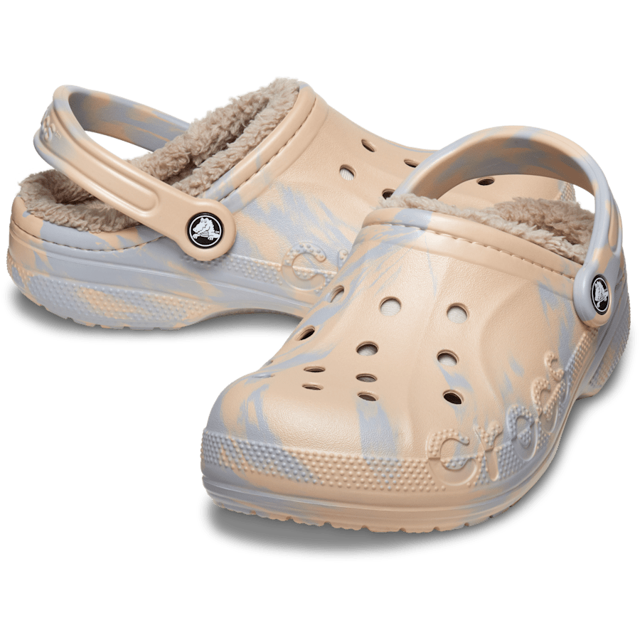 Color Baya Lined Marbled Clog - Pair - Crocs