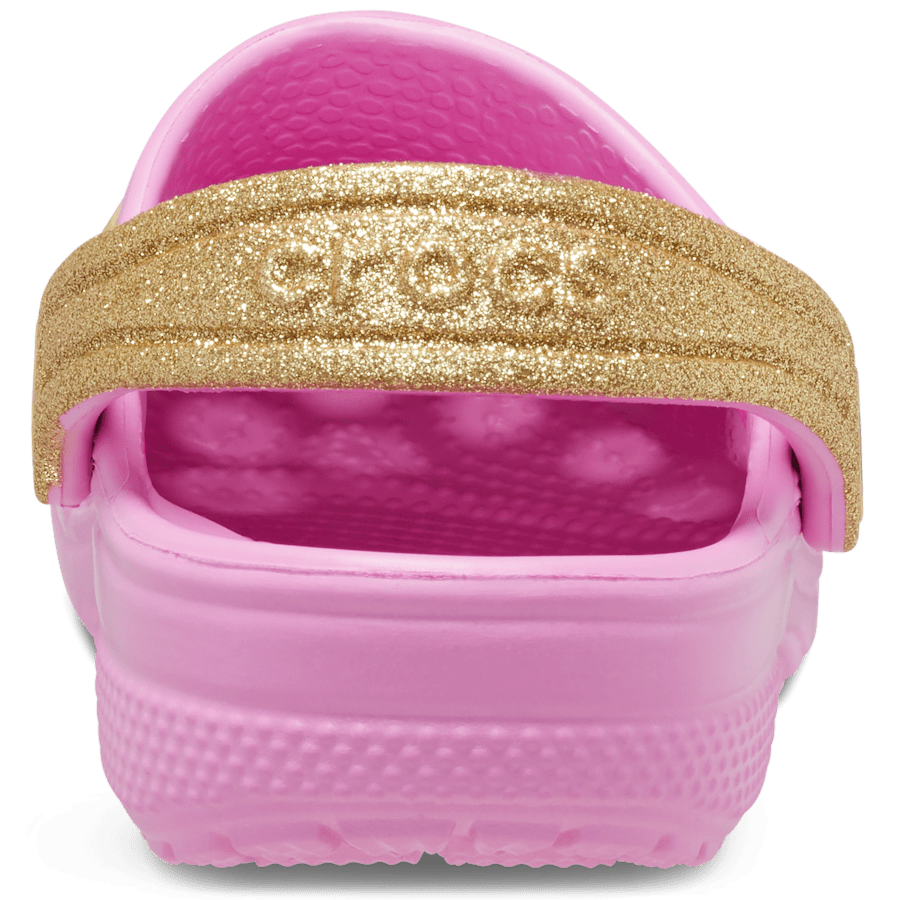 Taffy Pink Toddler Classic Disney Princess Lights Clog - Back - Crocs