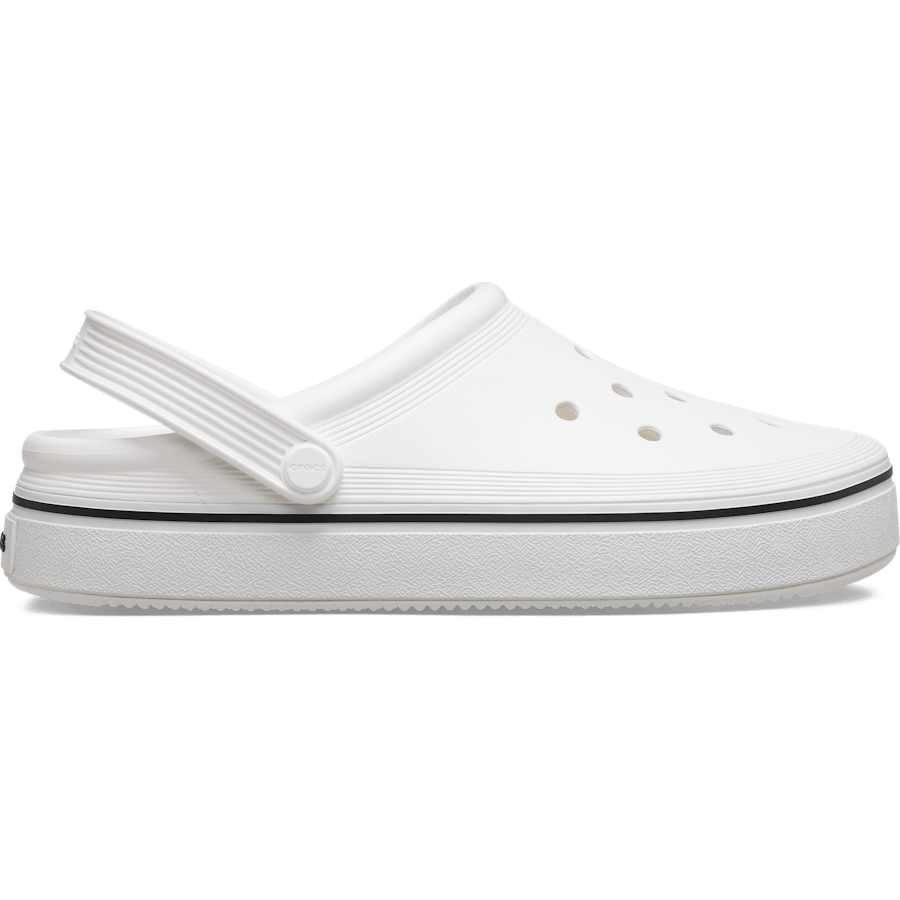 White Off Court Clog - Side - Crocs