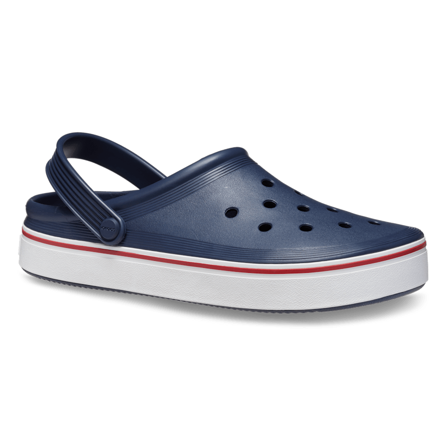 Navy Off Court Clog - Angle - Crocs