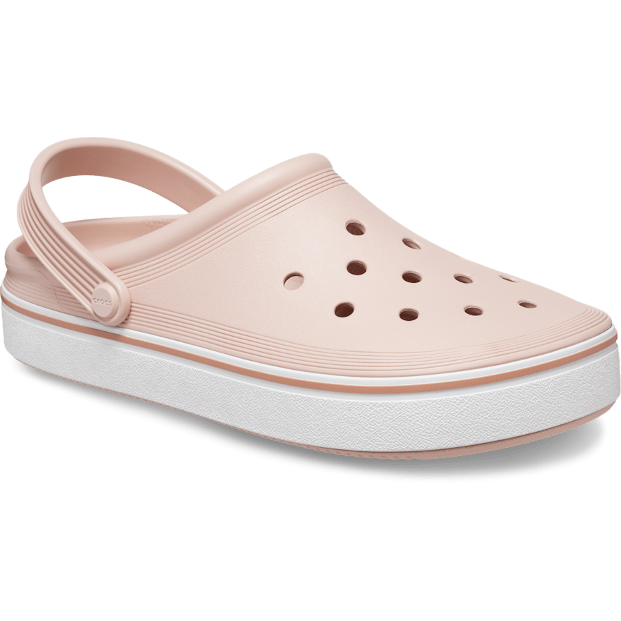 Pink Clay Off Court Clog - Angle - Crocs