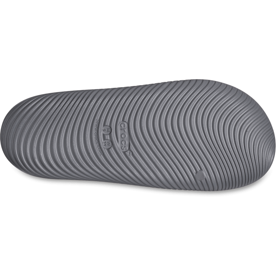 Slate Grey Mellow Recovery Slide - Bottom - Crocs