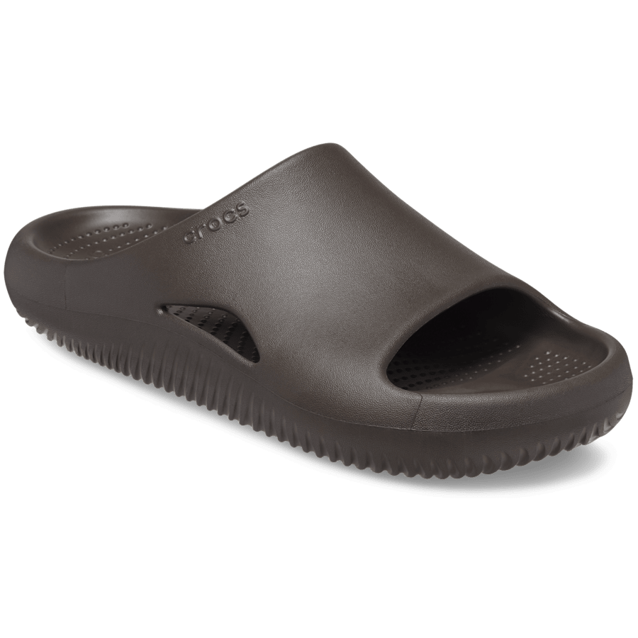 Espresso Mellow Recovery Slide - Angle - Crocs