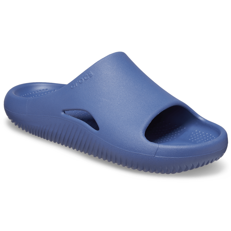 Bijou Blue Mellow Recovery Slide - Angle - Crocs
