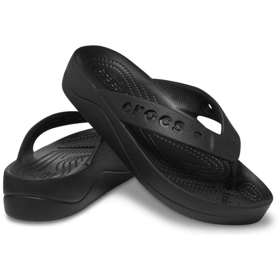 Black Baya Platform Flip - Pari - Crocs