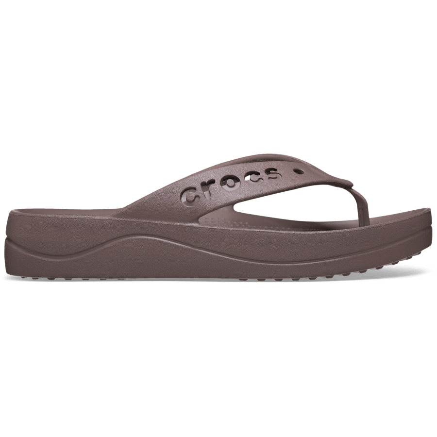 Truffle Baya Platform Flip - Seitenansicht - Crocs