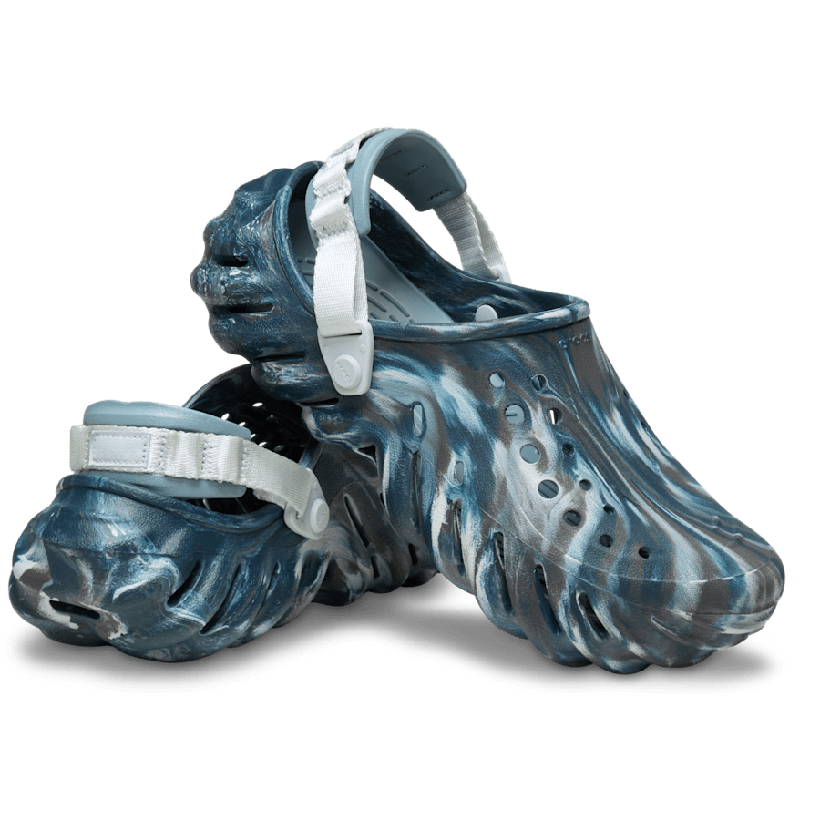 Black Sand / Multi Echo Marbled Clog - Pair - Crocs