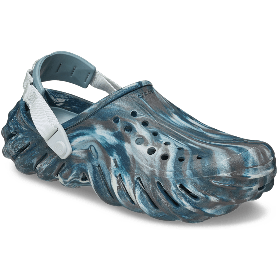 Black Sand / Multi Echo Marbled Clog - Angle - Crocs