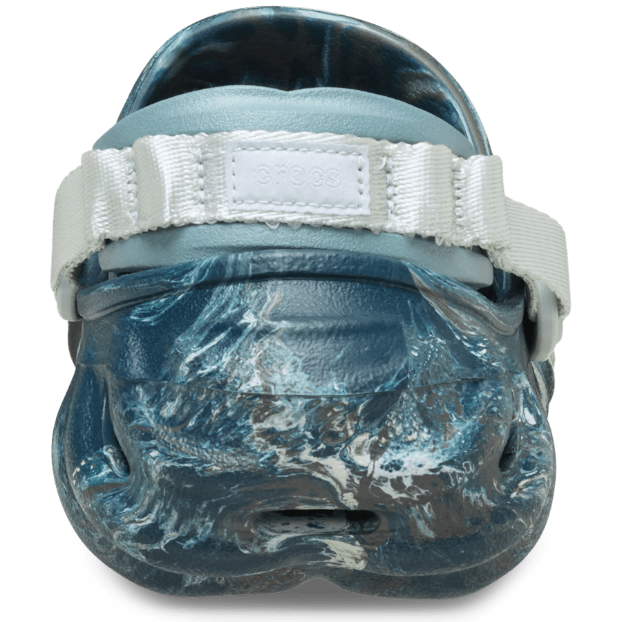 Black Sand / Multi Echo Marbled Clog - Back - Crocs
