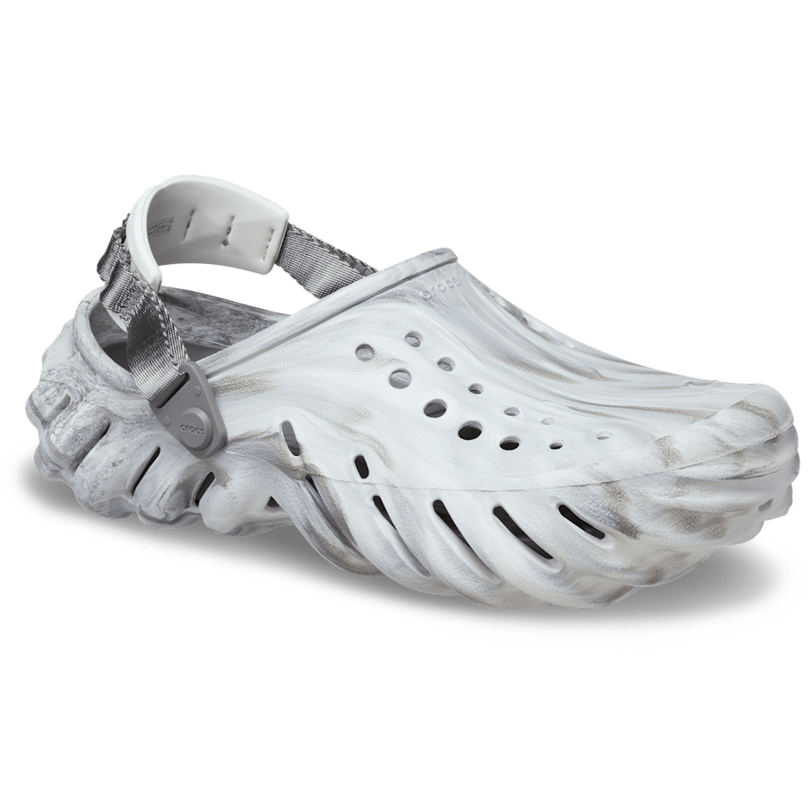 Moonlight/Multi Echo Marbled Clog - Angle - Crocs