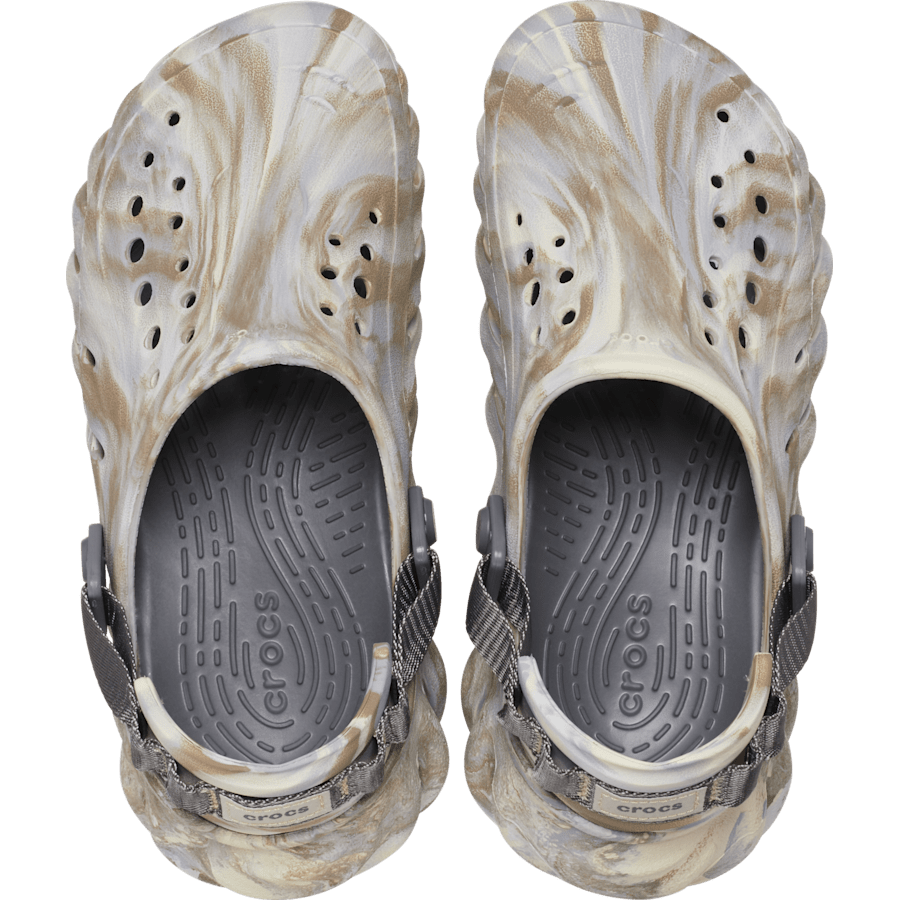Bone / Multi Echo Marbled Clog - Top - Crocs
