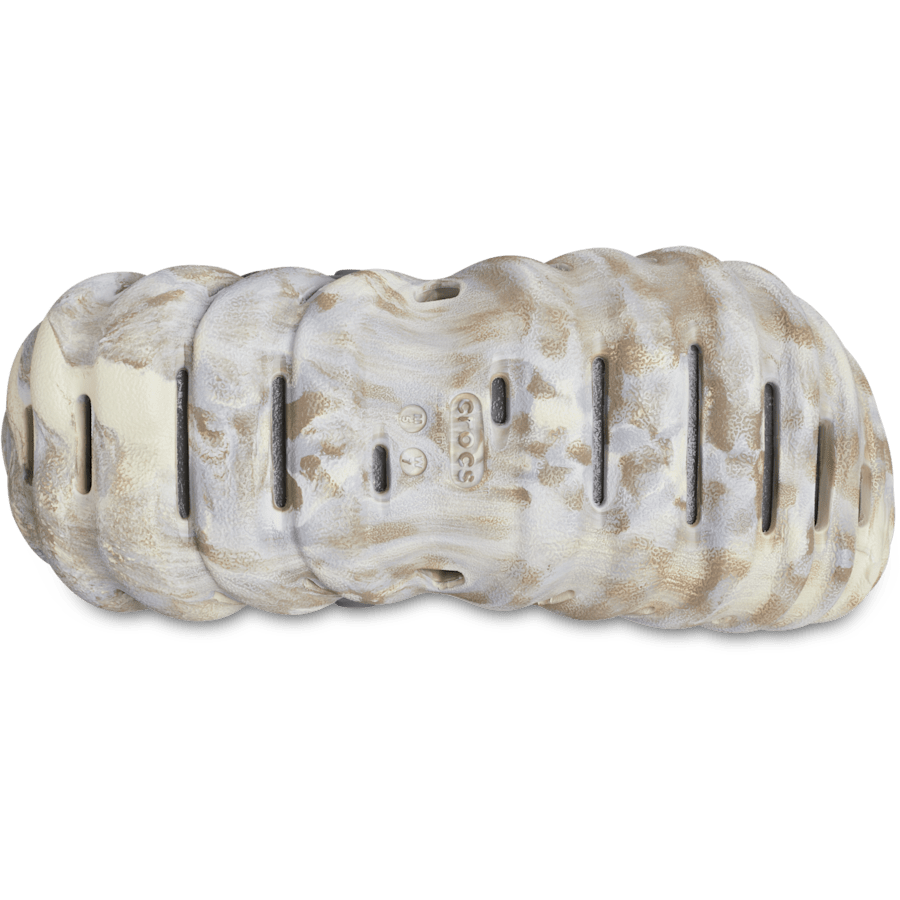 Bone / Multi Echo Marbled Clog - Bottom - Crocs