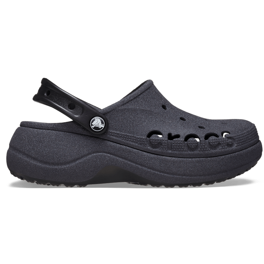 Colour Baya Platform Glitter Clog - Side - Crocs