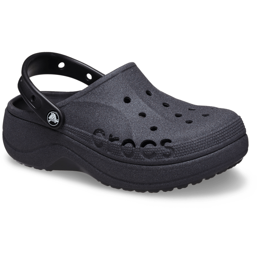 Colour Baya Platform Glitter Clog - Angle - Crocs