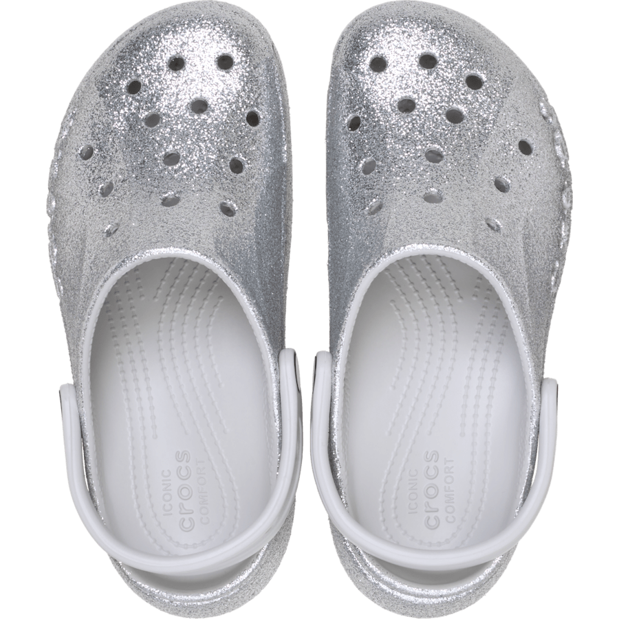 Colour Baya Platform Glitter Clog - Top - Crocs