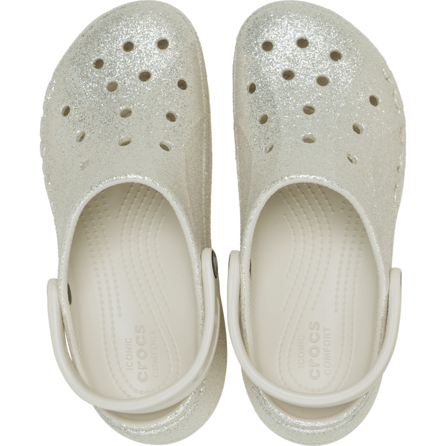 Colour Baya Platform Glitter Clog - Top - Crocs
