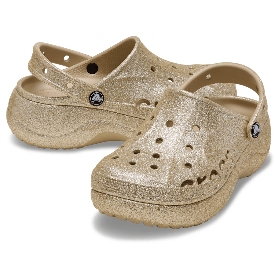 Colour Baya Platform Glitter Clog - Pair - Crocs
