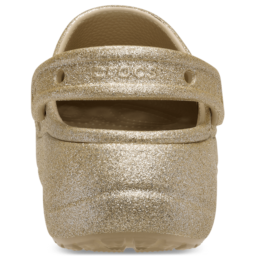 Colour Baya Platform Glitter Clog - Back - Crocs