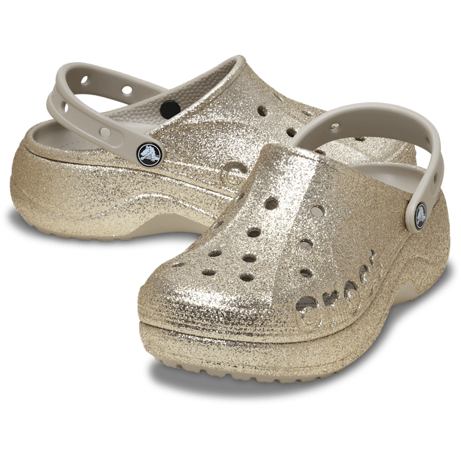 Colour Baya Platform Glitter Clog - Pair - Crocs