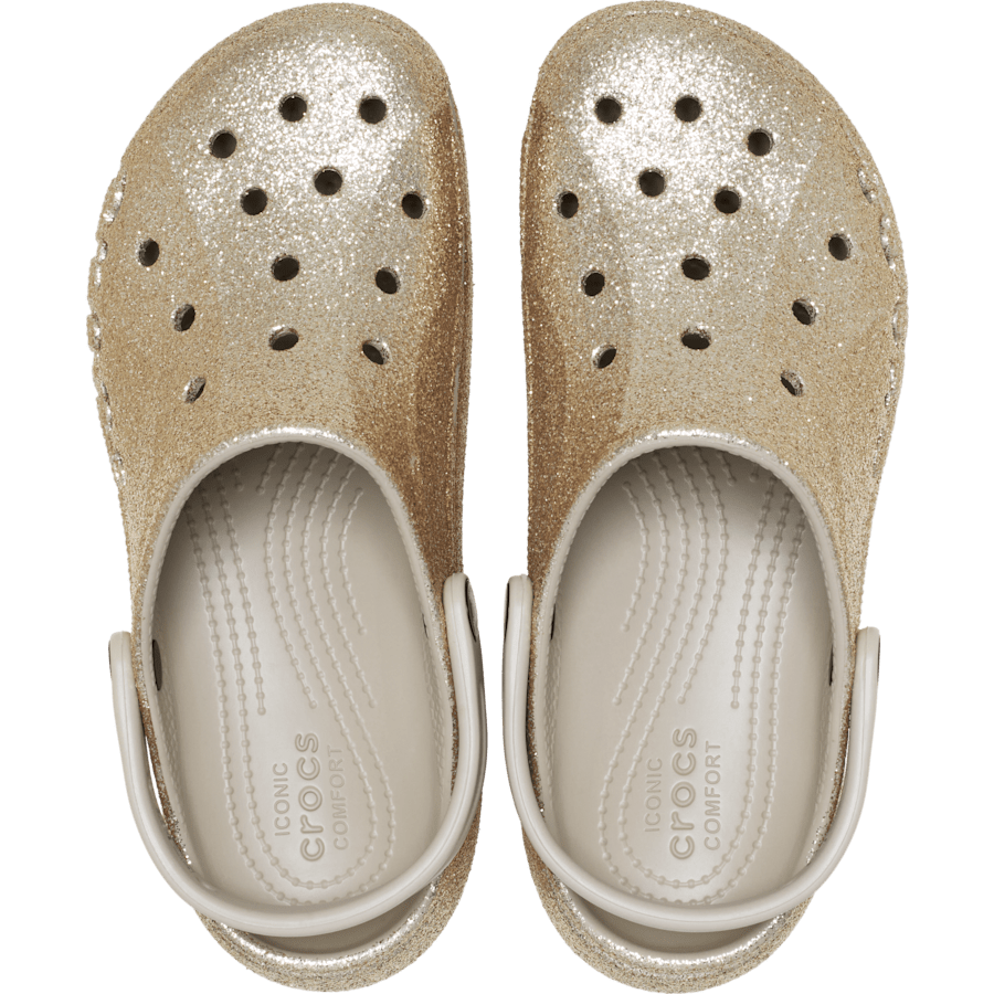Colour Baya Platform Glitter Clog - Top - Crocs