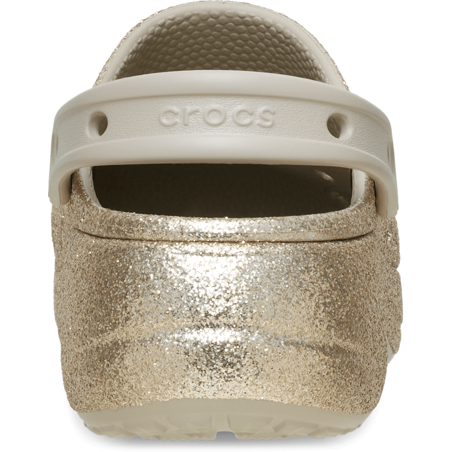 Colour Baya Platform Glitter Clog - Back - Crocs