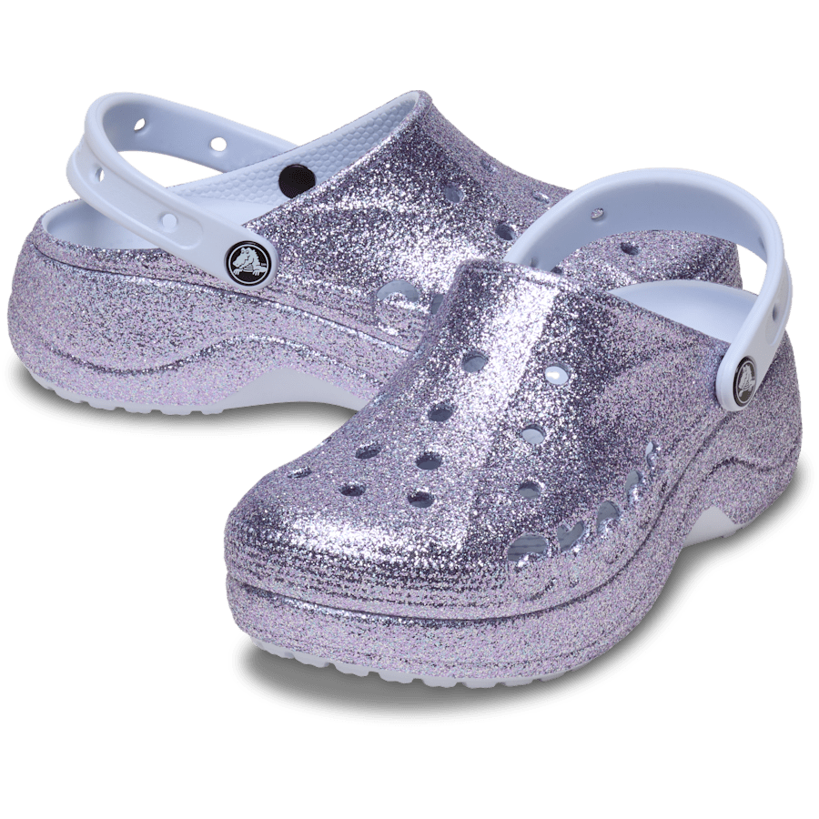 Colour Baya Platform Glitter Clog - Pair - Crocs